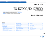ONKYO TX-RZ900 Owner's manual