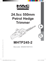 MacAllister MHTP245-2 Hedge Trimmer Operating instructions