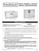 Fire Magic Door and Drawer Common Operating instructions