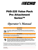 Echo Pro Attachment PAS-225 User guide