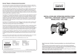 Davey 165D3 Operating instructions