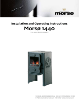 Morso 1410 Installation And Operating Instructions Manual