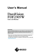 Eizo FDF2305W User manual