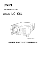 Eiki LC-X4 User manual