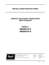 Bard WFERV-A-4 Installation Instructions Manual