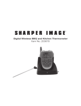 Sharper Image Digital Wireless BBQ and Kitchen Thermometer Owner's manual