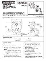 American Standard T005.740.295 Installation guide