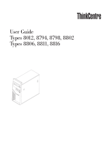 Lenovo 8811FHU User manual