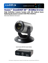 VADDIO ZOOMSHOT 20 Installation and User Manual