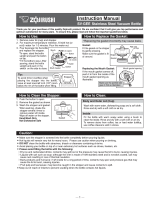 Zojirushi SV-GEE50 Owner's manual