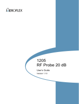 Aeroflex 1205 User manual