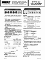 Shure M68FC User guide