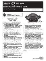 Weber 1400 Owner's manual