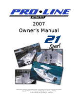 Pro-Line Boats 200721 Sport Owner's manual