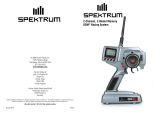 Spektrum DX2.0 DSM 2-Channel Radio User manual