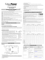 CyberPower CP750LCD User manual