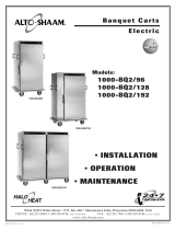 Alto-Shaam 1000-BQ2/96 Installation Operation & Maintenance