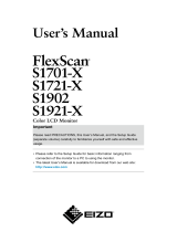 Eizo S1921-X User manual