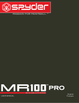 Spyder 2012 MR100 Pro Owner's manual