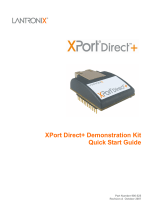 Lantronix XPort Direct+ Quick start guide