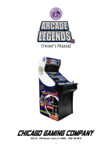Sharper Image Arcade Legends 3 with Golden Tee Fore! Owner's manual