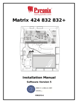 Pyronix Matrix 832 Installation guide