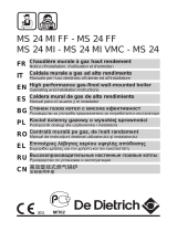 DeDietrich MS 24 Operating instructions