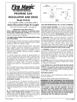 Fire Magic L.P. Gas Regulator and Hose (5110-04) User manual