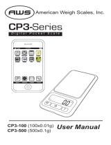 American Weigh Scales CP3-100 User manual