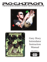 Rocktron Gary Hoey Intimidator Owner's manual