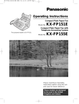 Panasonic KXFP155E Owner's manual
