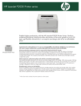 HP (Hewlett-Packard) P2030 User manual
