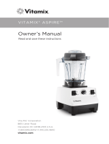 Vitamix Aspire Owner's manual