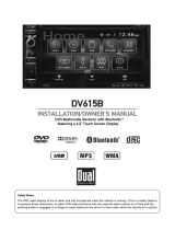 Dual DV615B Owner's manual