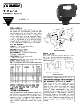 Omega FL-W Series Owner's manual