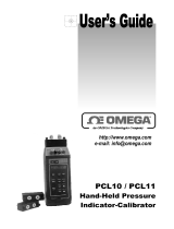Omega PCL10 and PCL11 Owner's manual