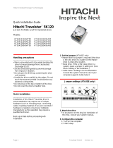 Hitachi Travelstar 5K120 Install Manual