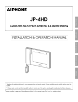 Aiphone JP-4HD Install Manual