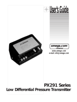 Omega PX291 series Owner's manual
