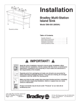 Bradley S96-050 Installation guide