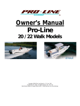 Pro-Line Boats 22 Walk Owner's manual