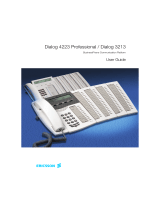 Ericsson Dialog 3213 User manual