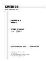 Smithco Sweep Star V62 Operating instructions