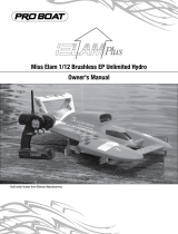 Pro Boat Miss Elam Owner's manual