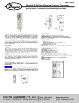 Dwyer Series 607D User manual