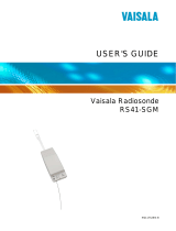 Vaisala RS41 User manual