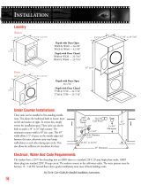 Asko W620 Installation guide