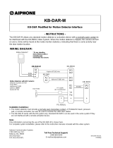 Aiphone KB-DAR-M User manual