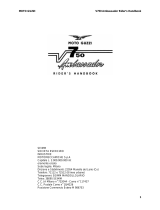 MOTO GUZZI V750 Ambassador User manual