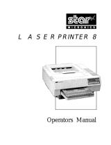 Star Micronics LaserPrinter 8 User manual